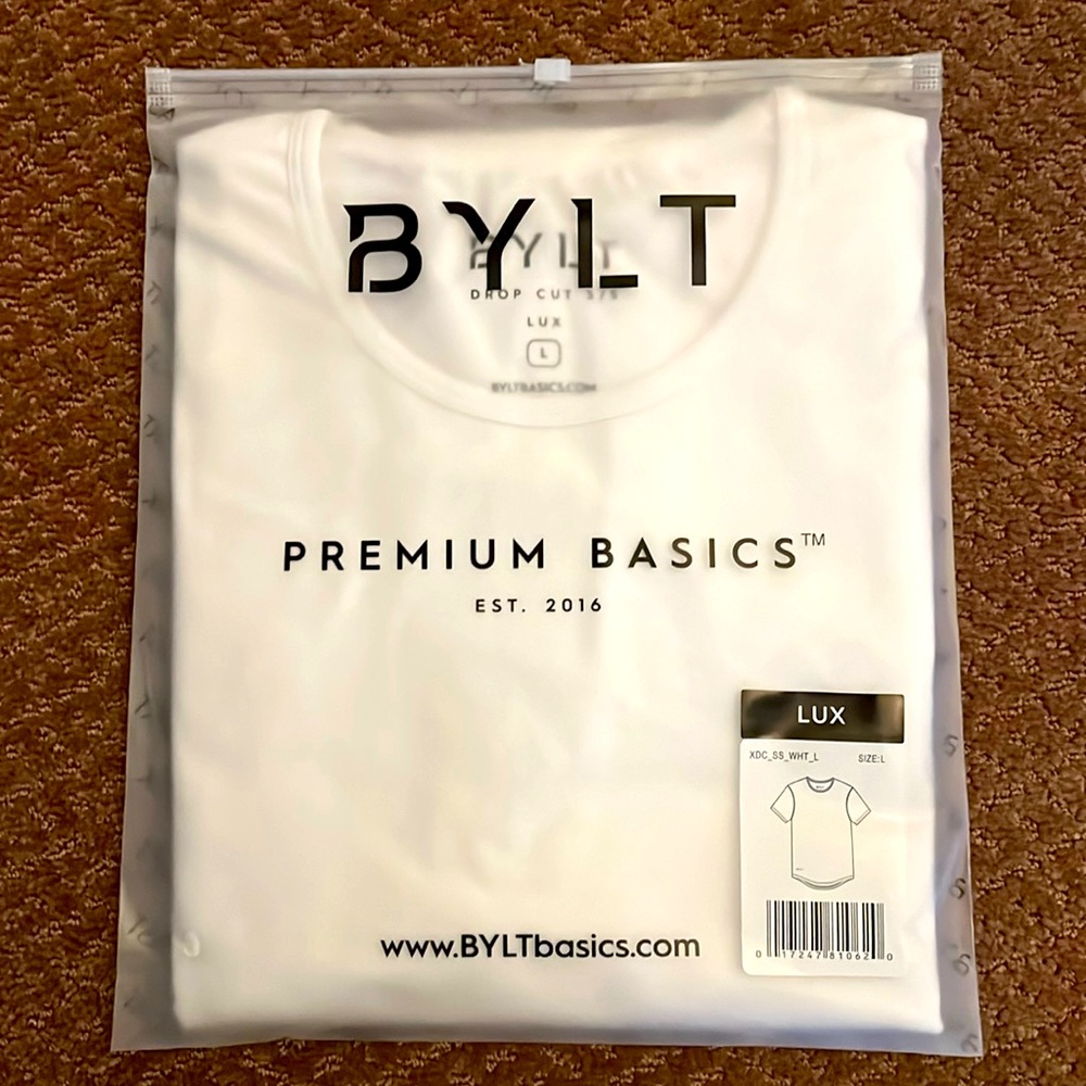 BYLT PREMIUM BASICS LONG SLEEVE SHIRT.  Brand New.  Tags on